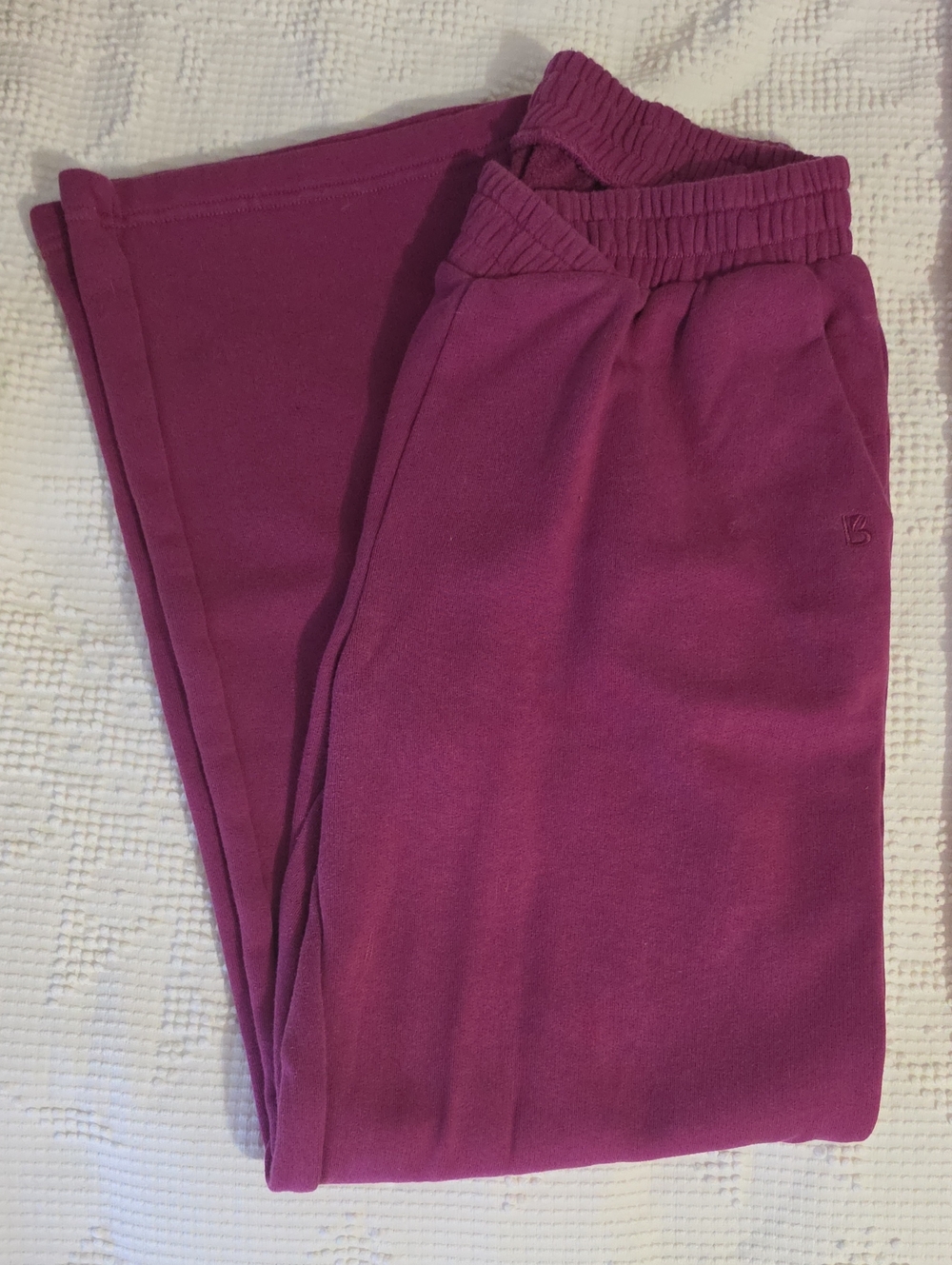 Buffbunny Enpire Rose Cross Waisted Sweatpants